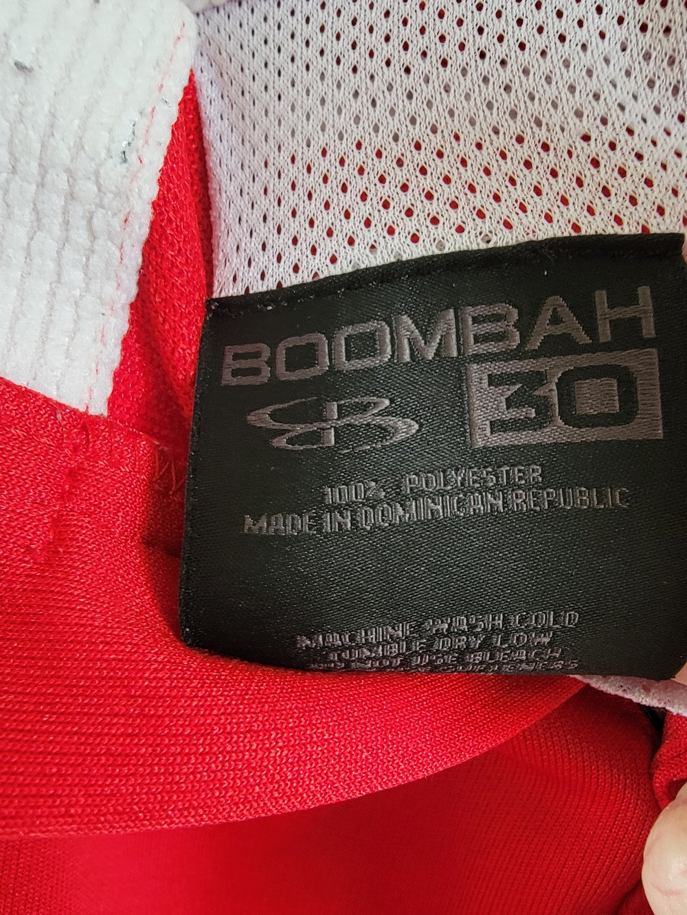 Red Ball Pants With Black And White Trim 30 Knee Length Belt Loops Pockets - Picture 3 of 9